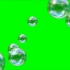 绿幕视频素材透明气泡