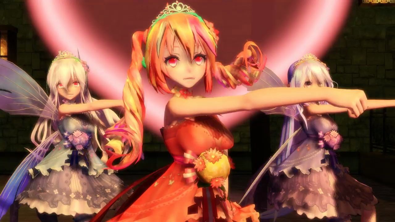 Mmd Gfriend Glass Beadteto Rin Miku Luka Haku Bilibili