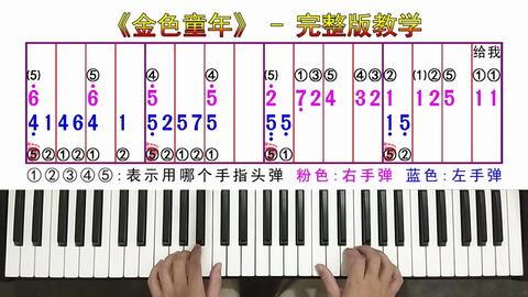 金色童年歌词及简谱_金色童年简谱