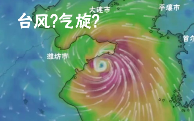 从内陆诞生的台风?还是气旋?