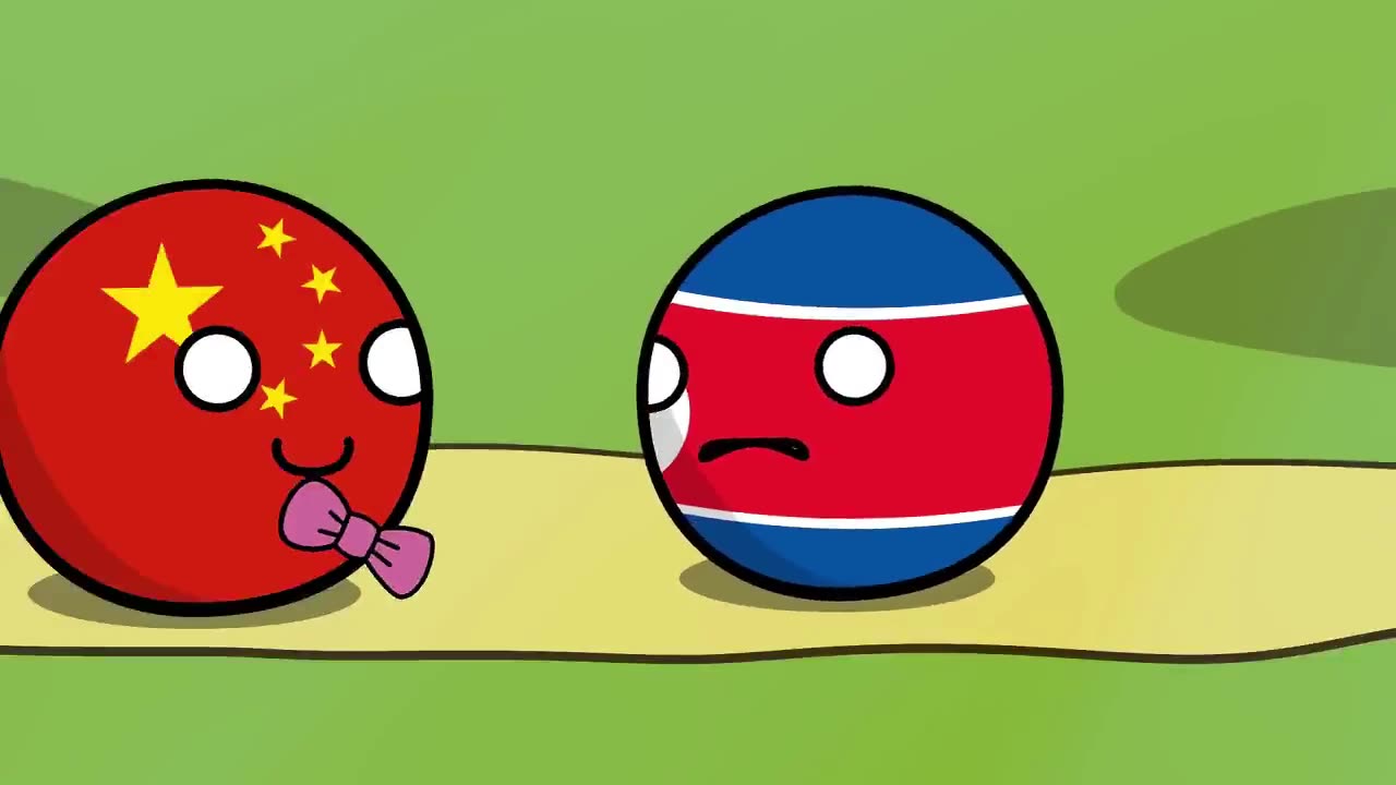 波兰球north korea countryballs