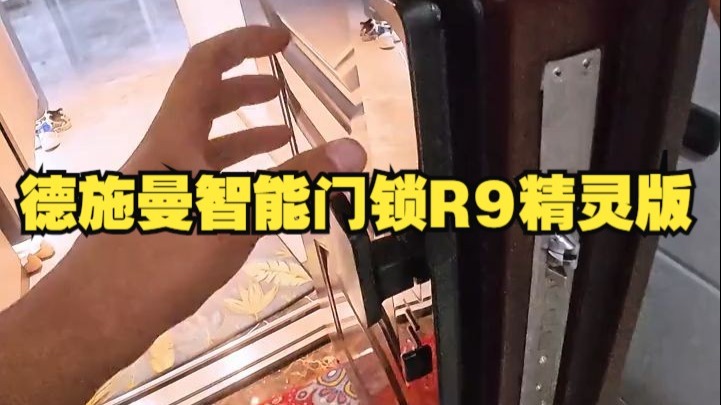 德施曼智能门锁R9精灵版安装！