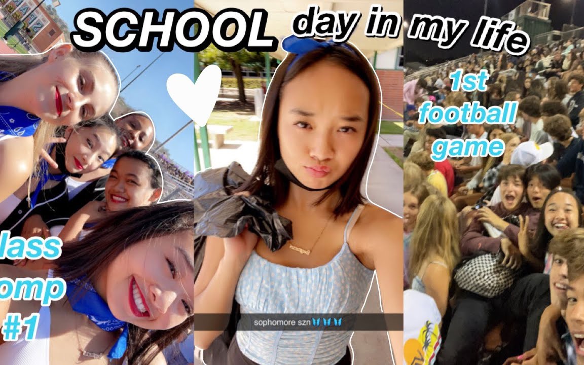 Nicole Laeno｜学校的一天｜SCHOOL DAY IN MY LIFE class comp 1 & 1st football