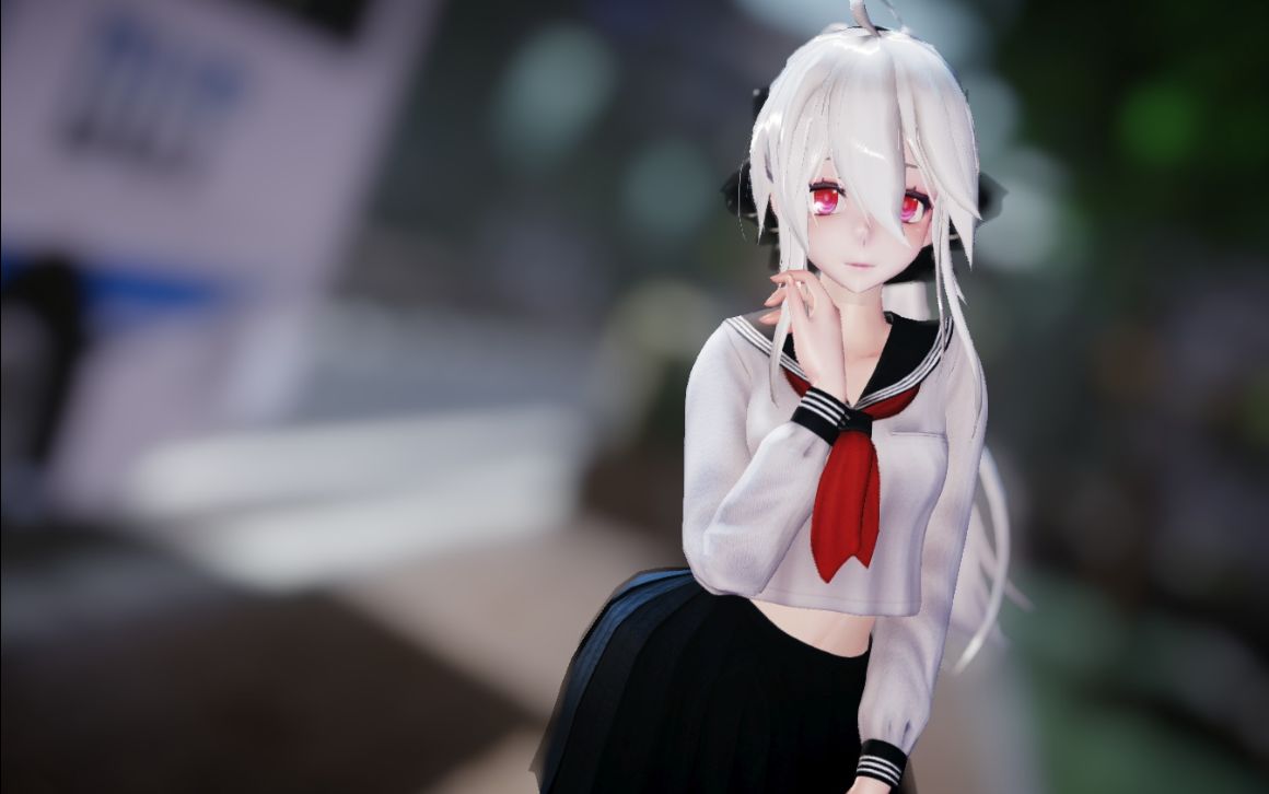 【mmd/deepbluesong】甜美可爱的jk小姐姐!【60fps中日双语】