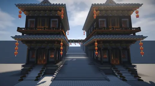 【石头TV】【我的世界】建築日記 中式建筑 第五十一集 （版本1.16.1）