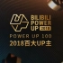 “POWER UP 100” 2018百大UP主获奖感言