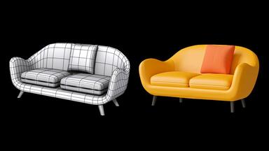 【3DMAX建模】如何用15分钟制作沙发模型？零基础教你学会室内<em class="keyword">家具</em>建模