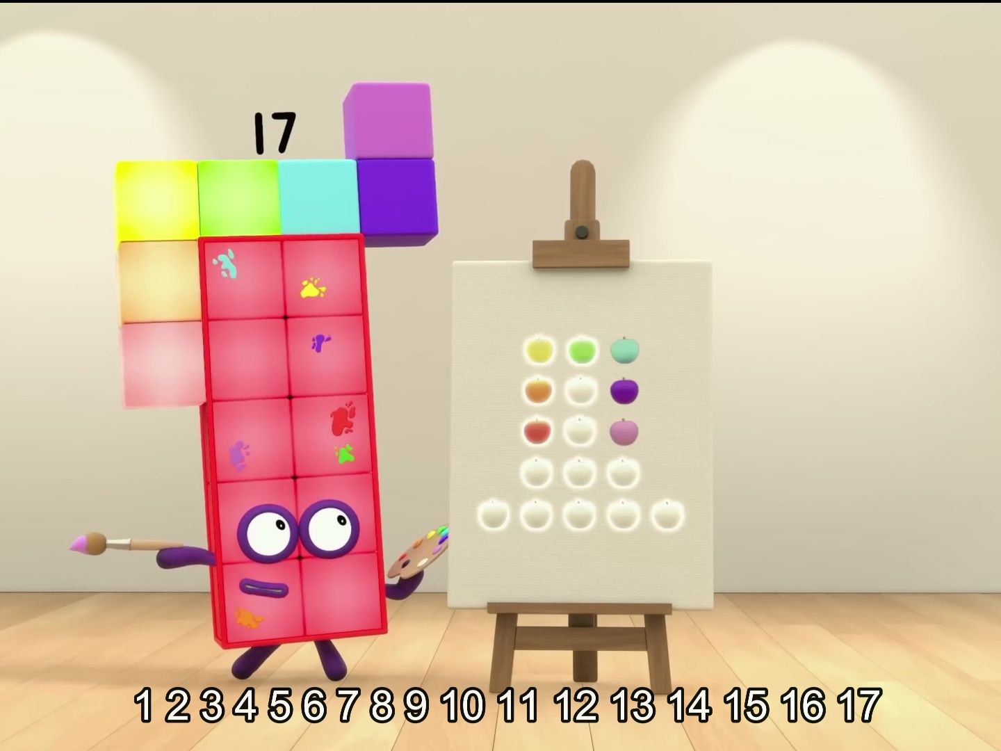 数字宝宝方块 数学英语 加减 益智  数字方块  看动画学英语