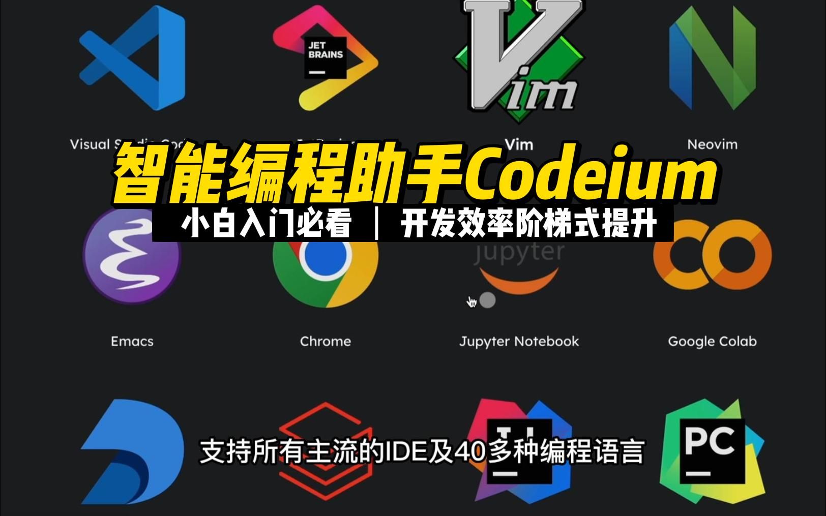 Codeium：免费的人工智能代码加速插件