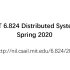 2020 MIT 6.824 分布式系统