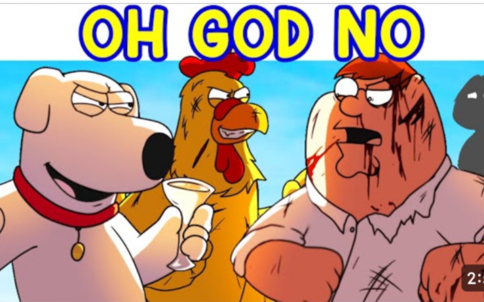 Friday Night Funkin': OH GOD NO (Peter vs Brian & Giant Chicken) Family Guy Mix