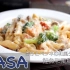 鲑鱼和风奶酱笔管面 salmon wafu cream penne | MASA料理ABC