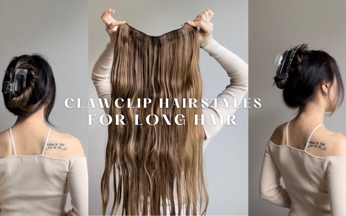 每日发型参考|巨量发量鲨鱼夹这样夹