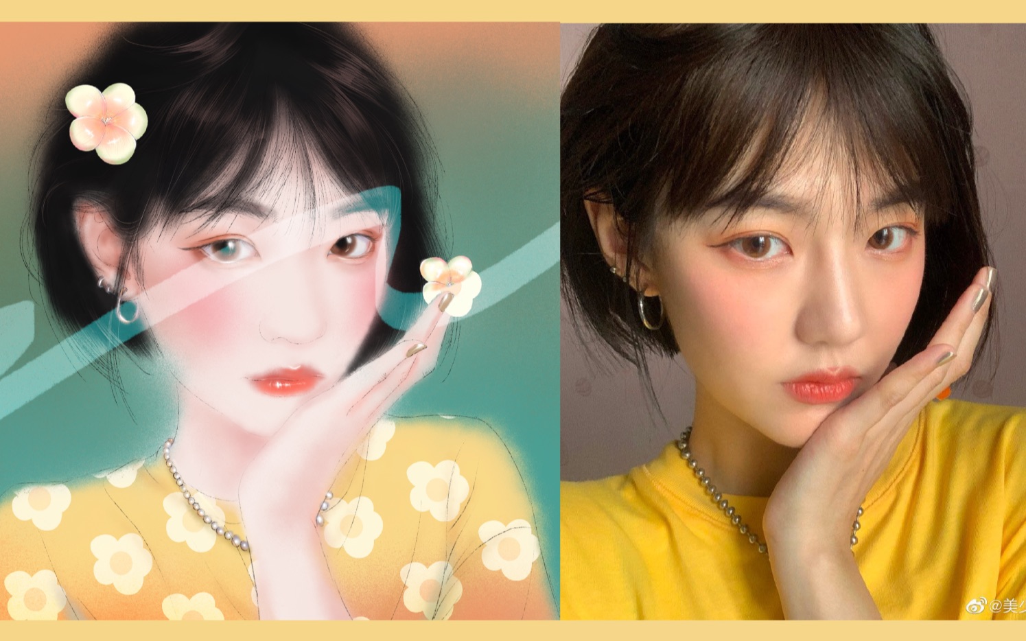 procreate教程板绘人像绘画教程给美丽的你画一张画美少女颜颜