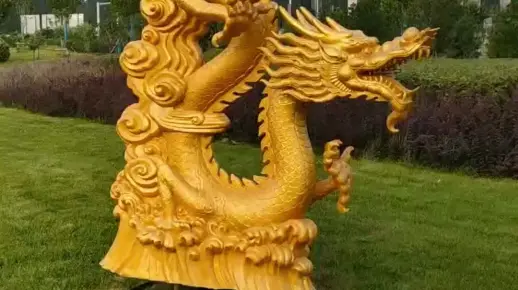 玻璃钢龙雕塑