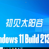 初见太阳谷--Windows 11 Build