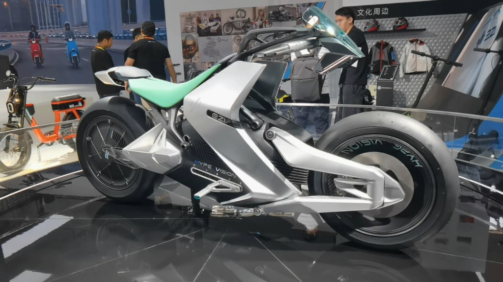 北京摩博会 意大利品牌摩比德利MBP电动概念摩托车HYPE VISION