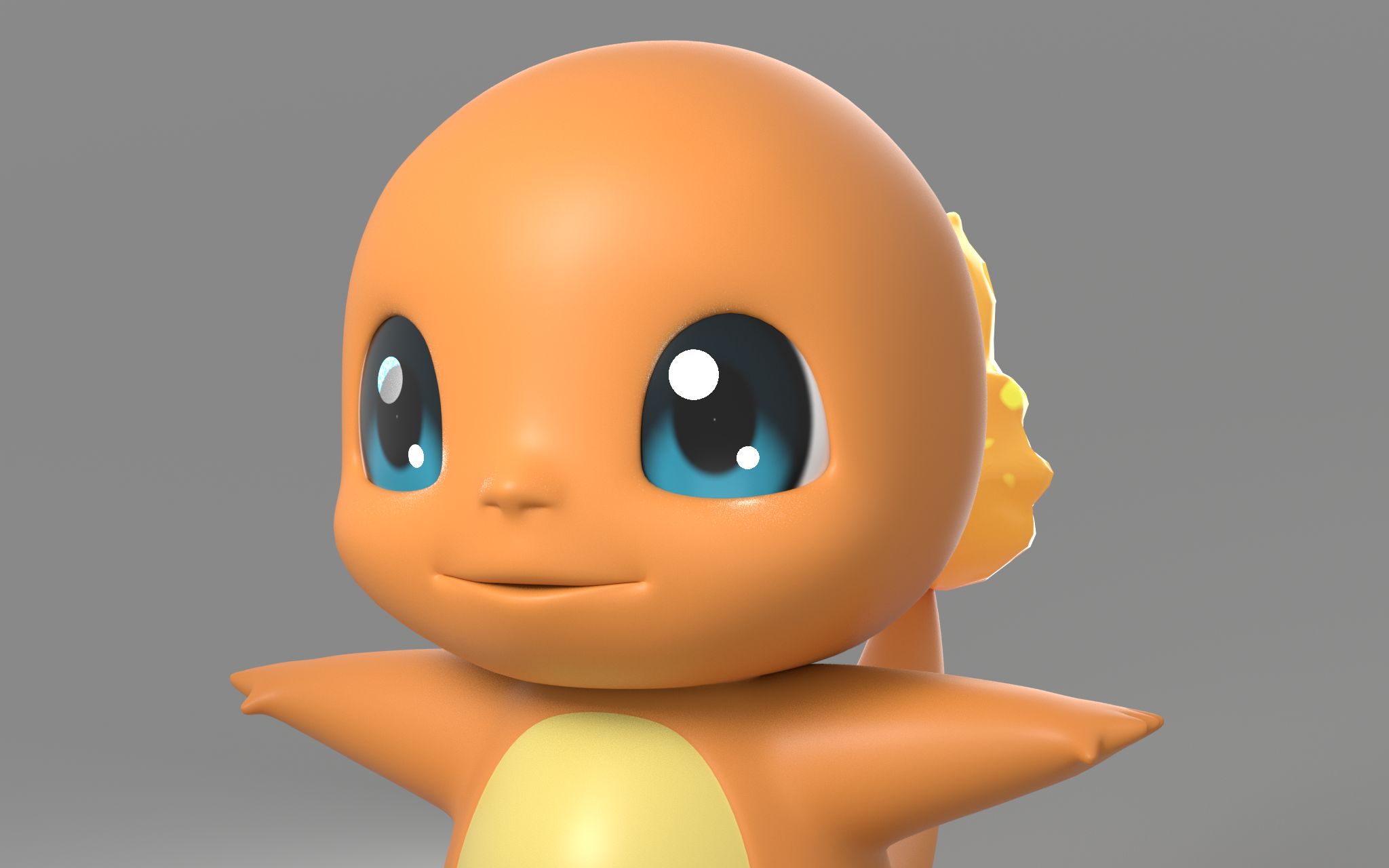 自制小火龙3d模型免费分享