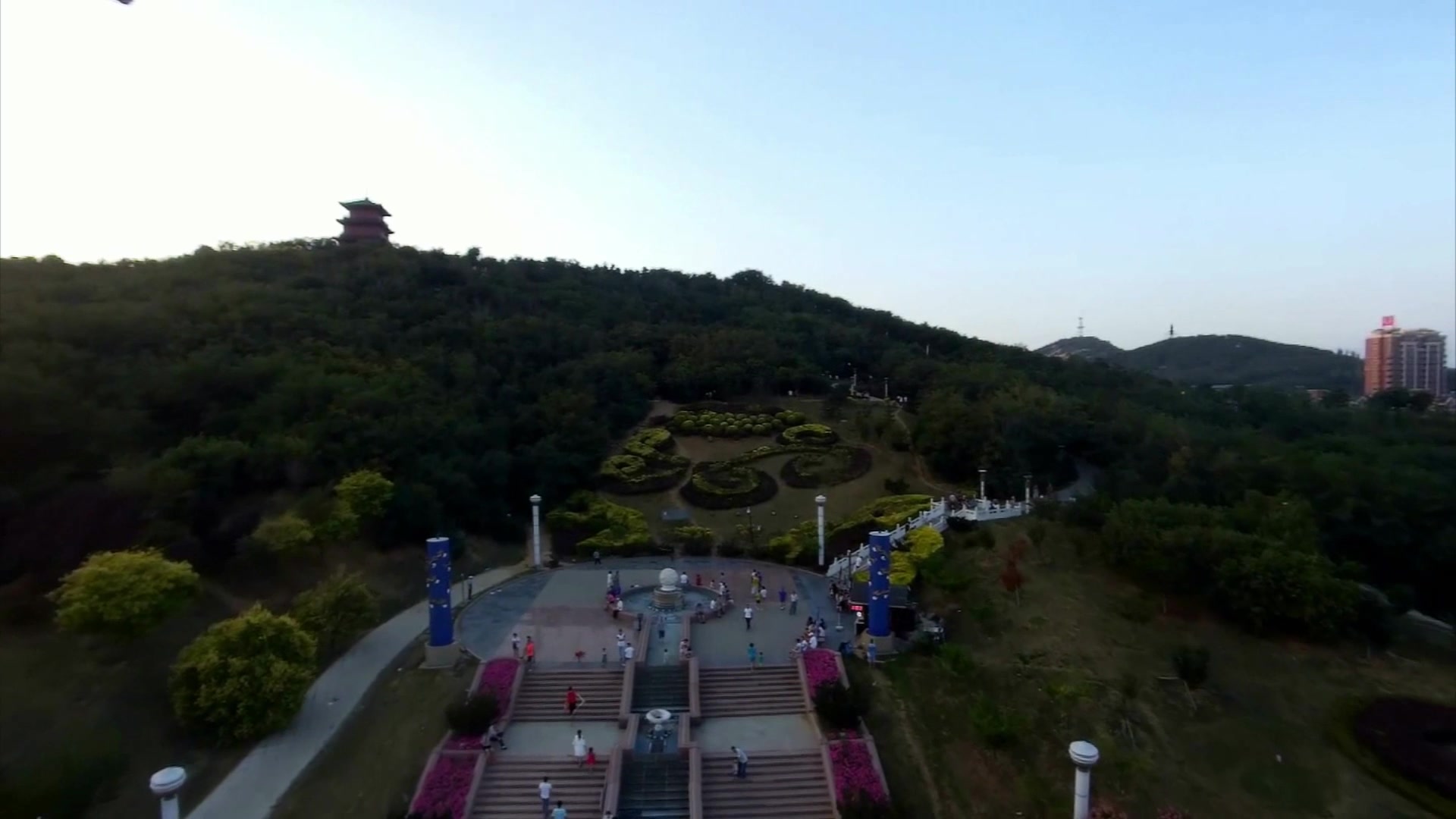 鲅鱼圈青龙山公园航拍