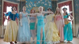 Frozen 冰雪奇緣 艾莎 真人版音樂劇「我不需要男人」 feat.迪士尼公主