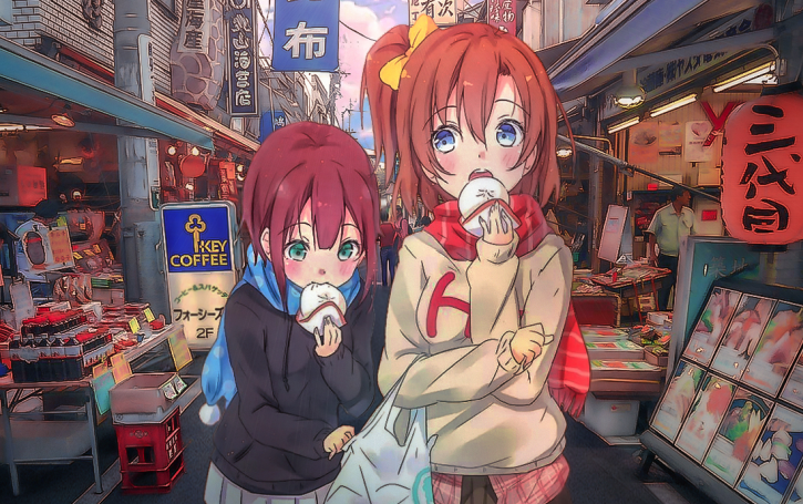 【动漫x现实】高坂穗乃果 日本街道(羊总:livelive!