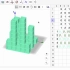 S13G8 三视图与堆叠的小方格2：使用表格区的复制 [Geogebra]