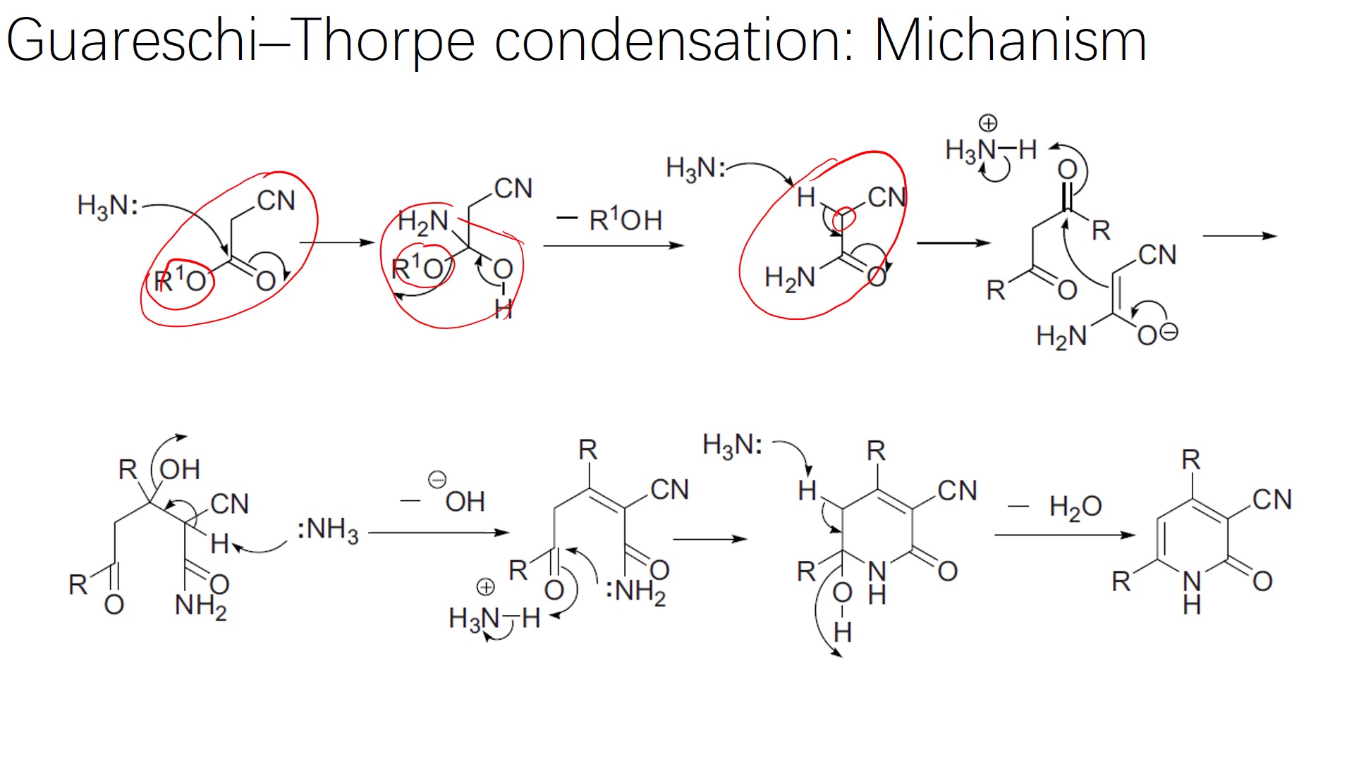 Get Guareschi thorpe pyridine synthesis HD