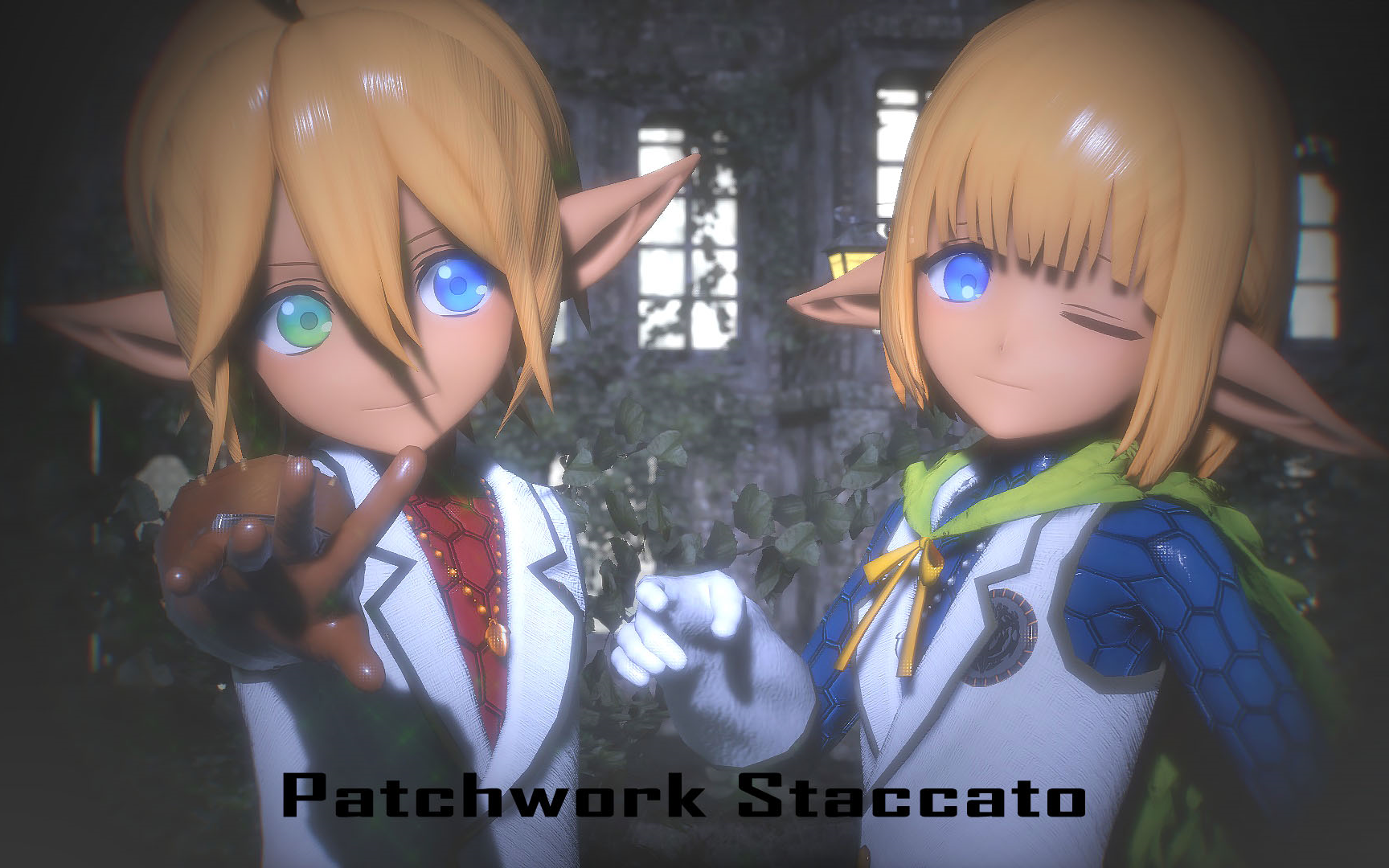 【mmd/overlord】patchwork staccato【亚乌菈,马雷】