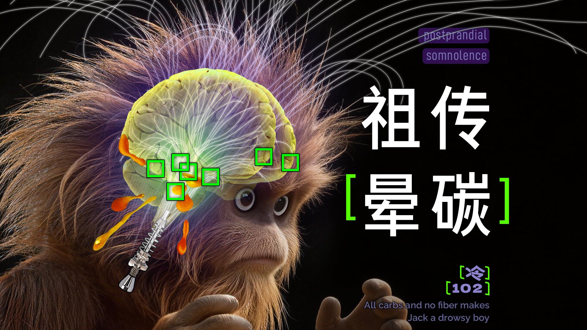 10秒入侵你的大脑中缝，“晕碳”竟是生存优势？-【冷却报告】