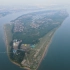 航拍广东最大的江心岛——砚洲岛，被称为肇庆的“二沙岛”，因包拯掷砚西江而扬名
