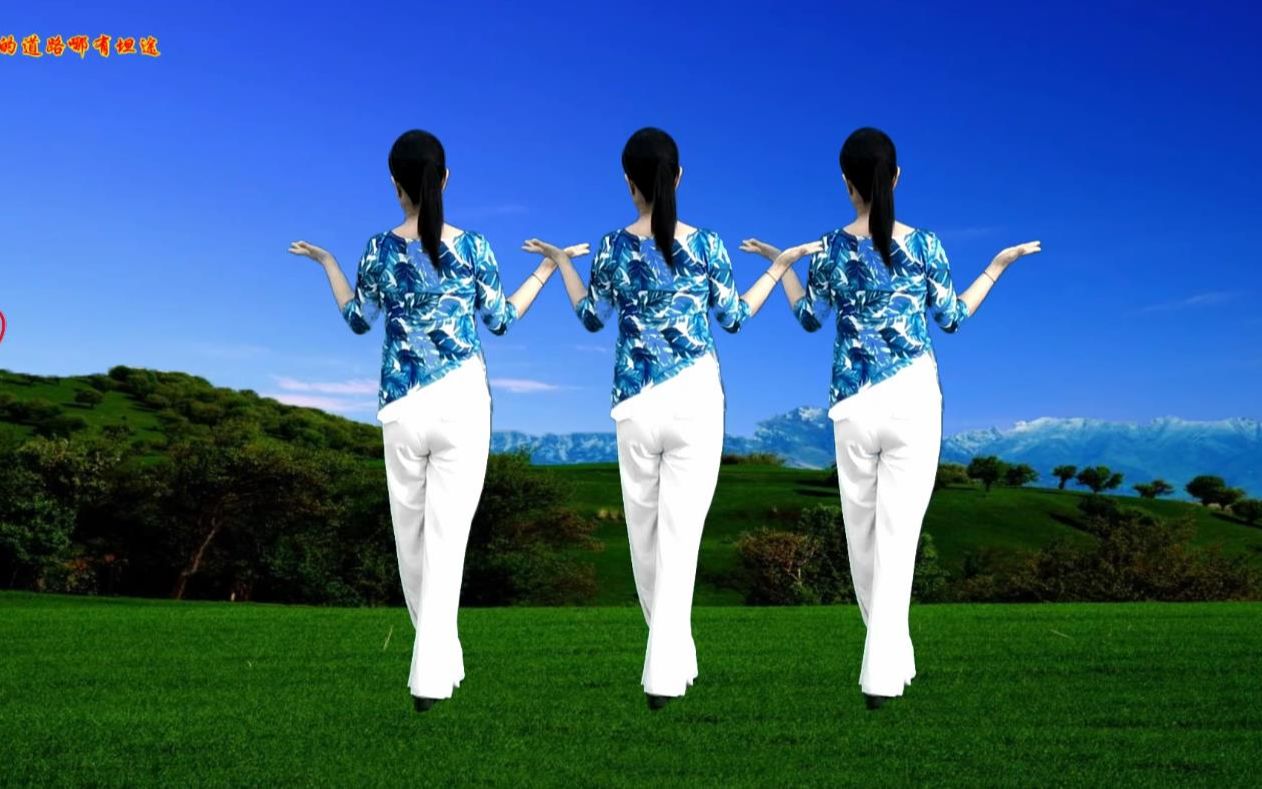 水兵舞《人生的路哪有坦途》零基础32步，背面演示