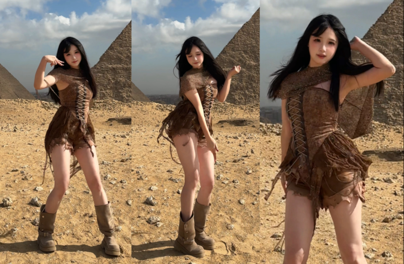 Shake one under the Egyptian pyramids!