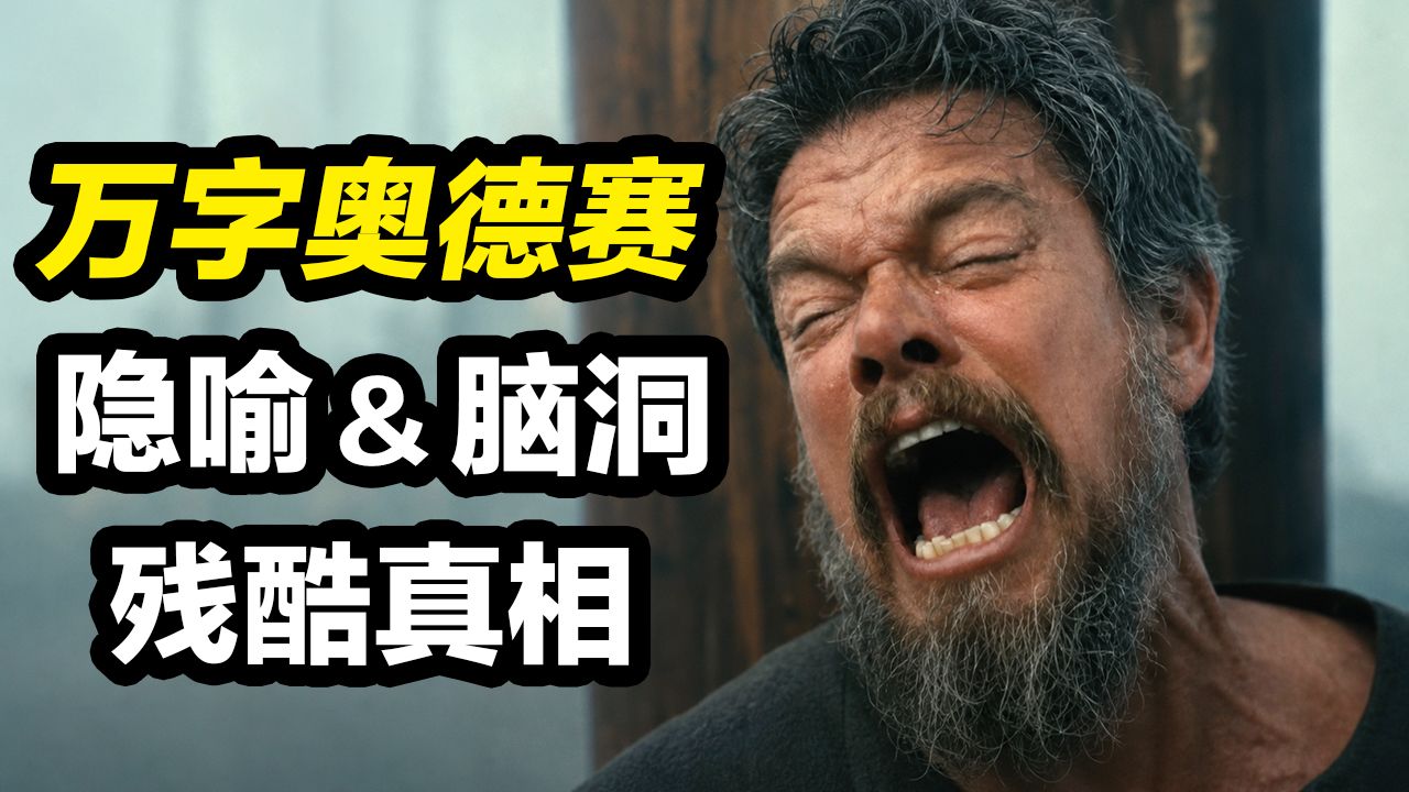 《奥德赛》万字解析！看懂所有隐藏残忍真相！为何10年不能(敢)回家！