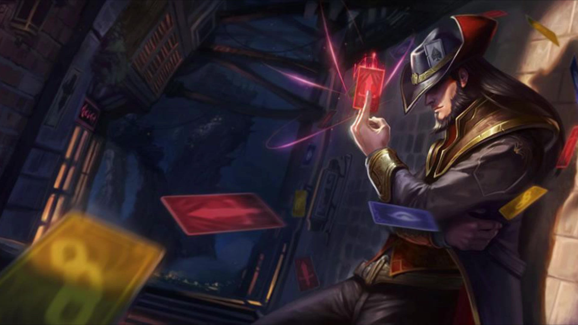 【英雄联盟全英雄全皮肤完整语音】卡牌大师 崔斯特