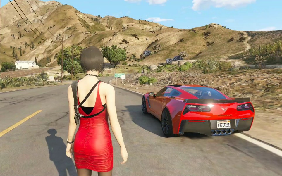 gta5加了4k超清画质补丁的游戏带你体验超清画质欣赏游戏风景