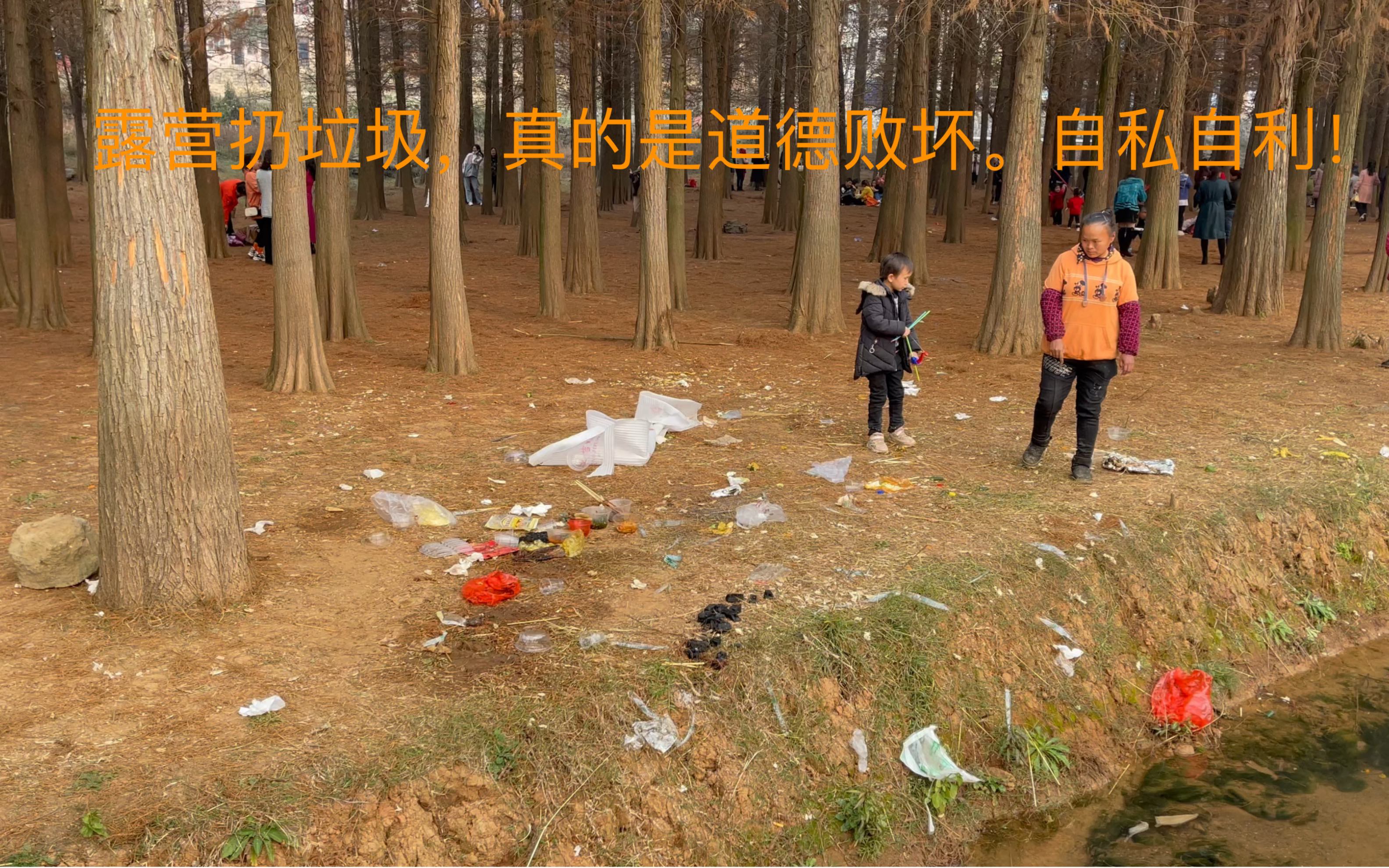 小王同学露营的一天之强烈谴责露营地乱扔垃圾的人太没有公德心了