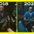 《赛博朋克2077》游戏演示 2018 vs 2020 画质对比