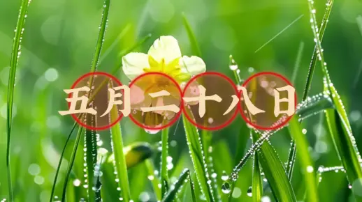 五月二十八日 星期二 大家早安！