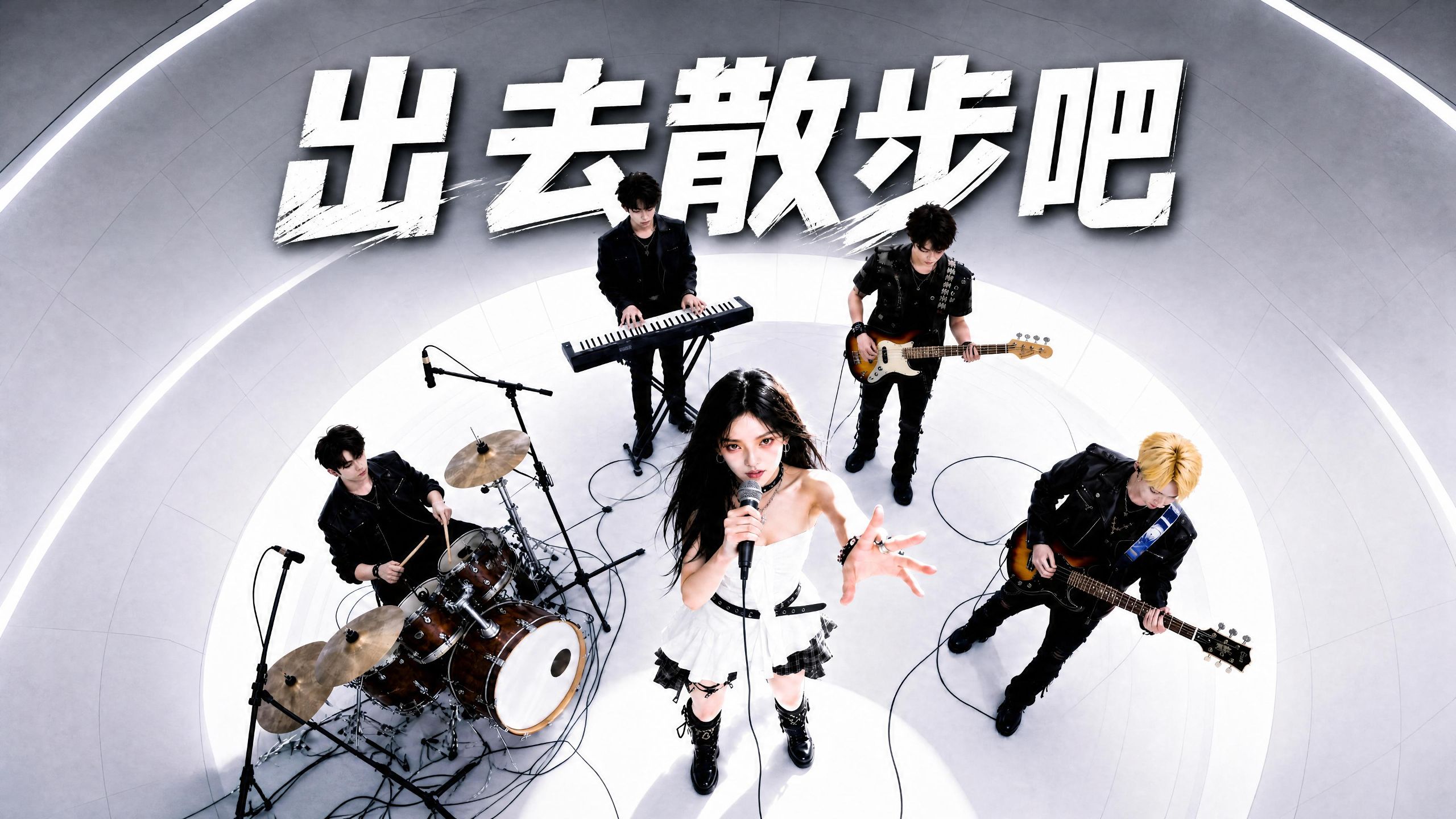 两个在深夜马路牙子暴走的疯子，如果你今晚觉得生活太闷，点进来，鹿白带你连夜出逃！【AI偶像】