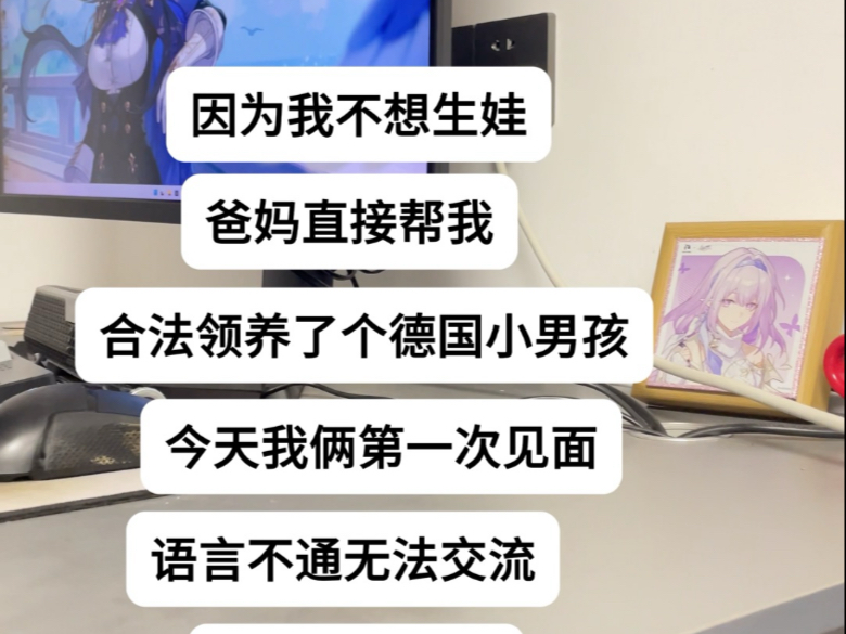 我不想生娃，爸妈竟然帮我领养了德国小孩