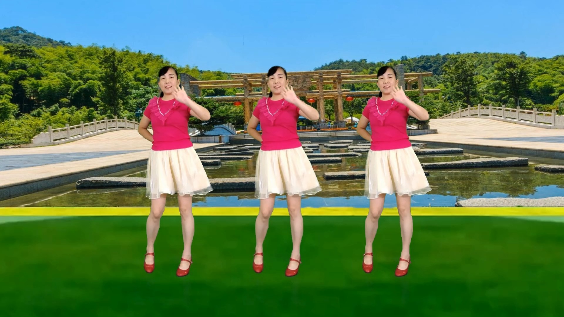 DJ广场舞《梦缠绵》64步，正面附教学