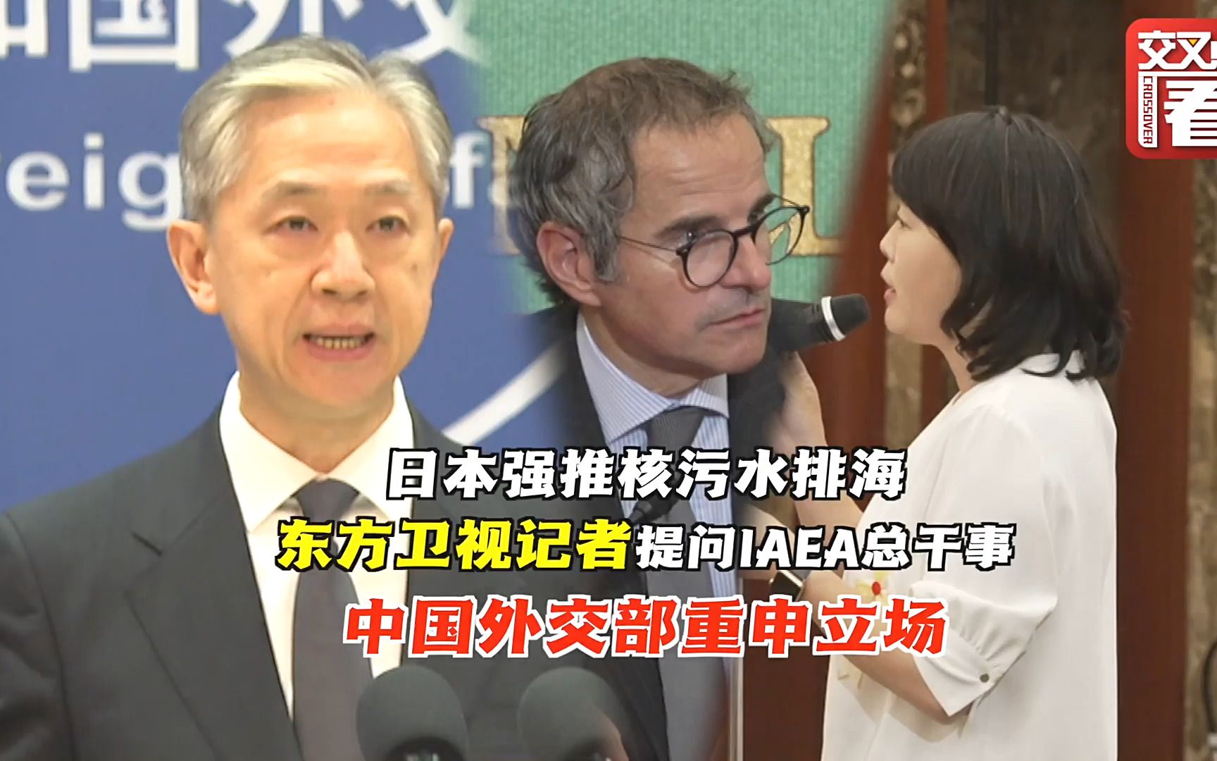 日本核污水排海 东方卫视记者提问IAEA总干事