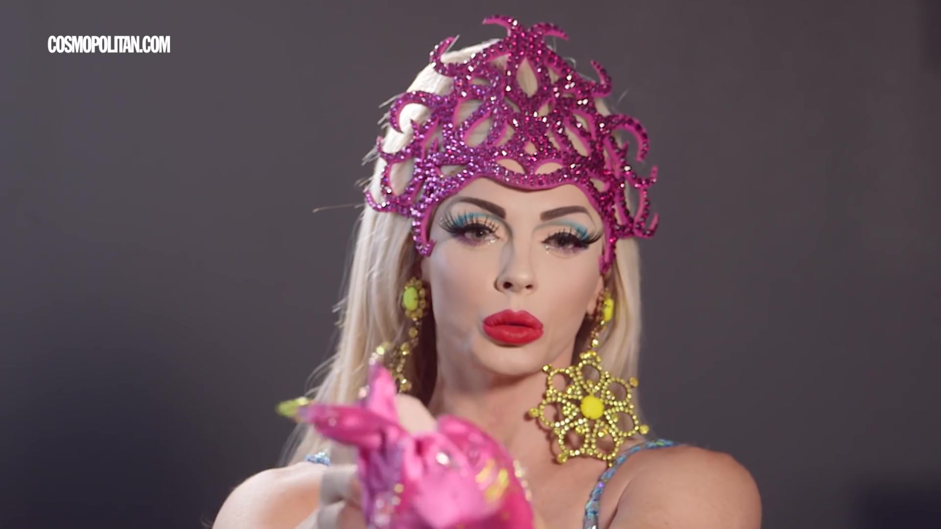 【alyssa edwards 】2分钟变装化妆教程