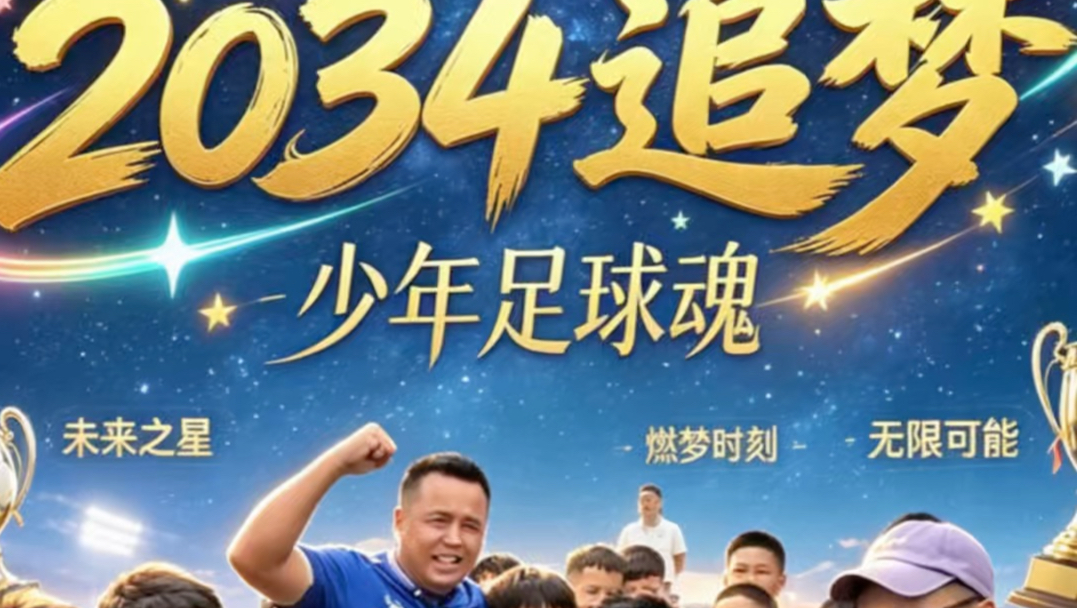 沙地雄鹰再次出征啦！2034全国小学生世界杯，我们来啦！
