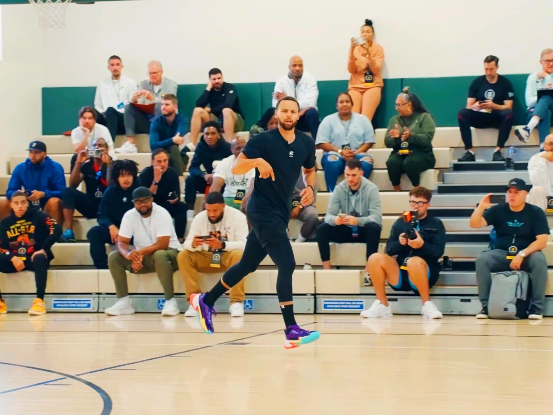 库里最新球局完整版！！！4K,60fps超高画质纯享！“小学生”vs高中生