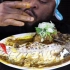 非洲解压吃播：吃鱼 棕榈仁汤 捣碎的山药 吃的声音