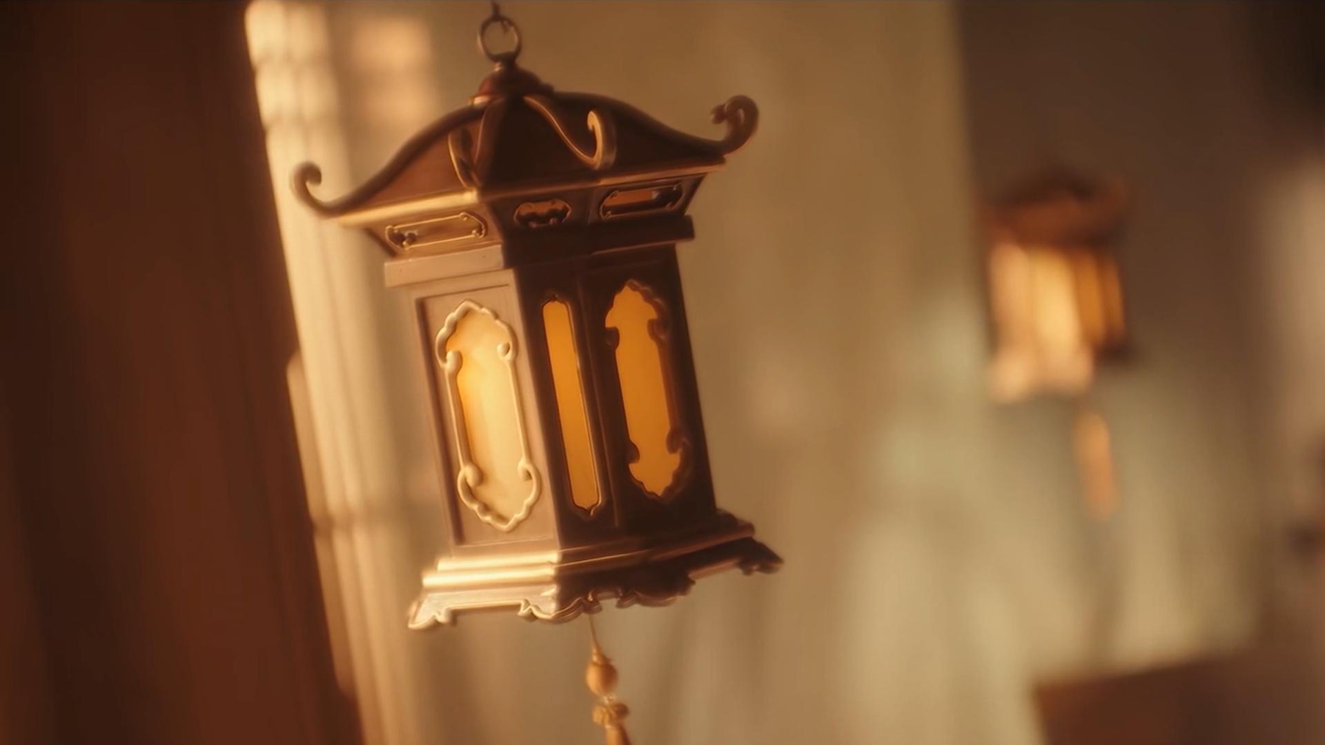 【古风空镜】建筑 亭台楼阁 牌匾 月色 灯火 花木