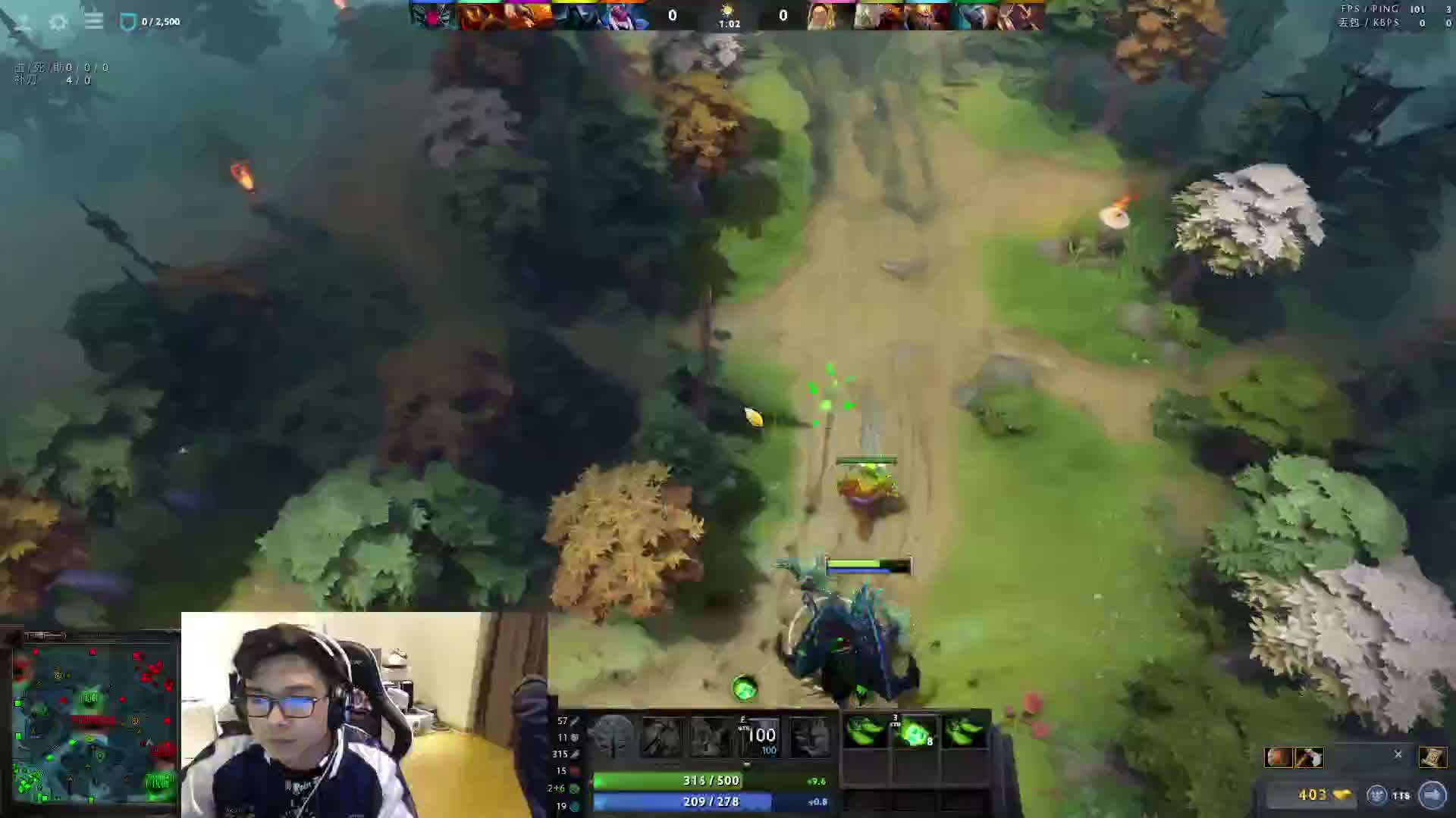 【dota2】burning徐志雷-今天又是愉快的黑机枪兵! 2017/4/11