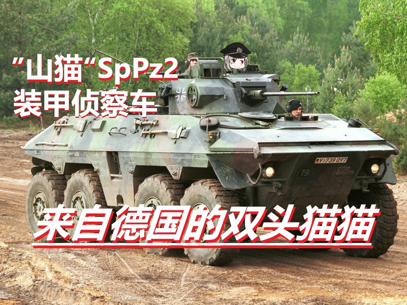来自德国的双头猫猫—“山猫”SpPz2装甲侦察车