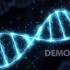 视频素材 ▏k1064 4K画质8分钟时长蓝色高科技生物科学DNA染色体梯形粒子动画科技感科普科学宣传背景动态视频素材